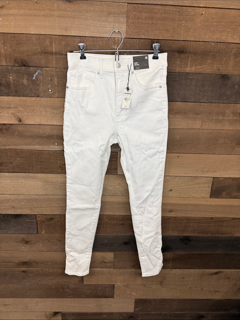 Slim Fit White Women’s Express Jeans